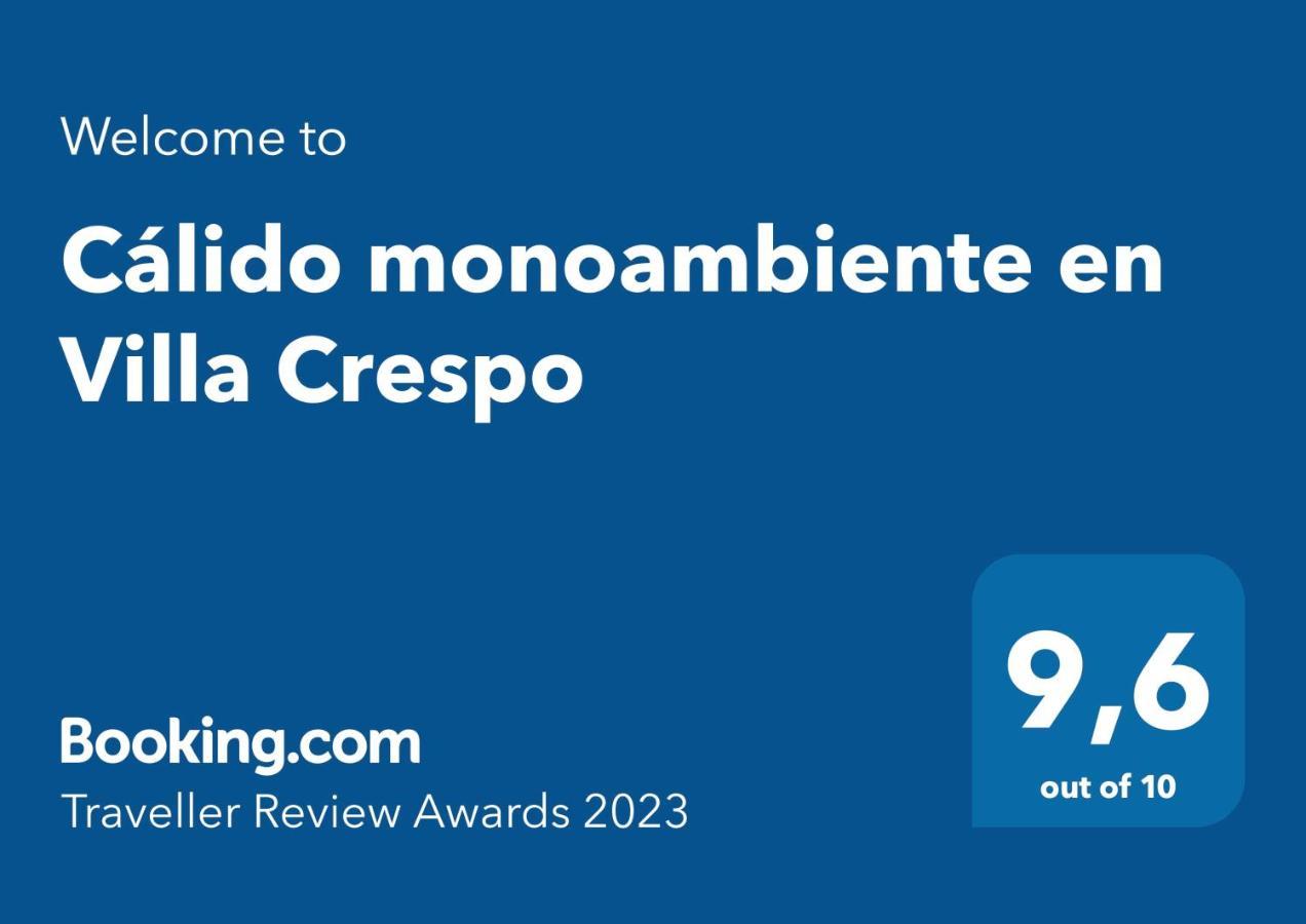 Calido Monoambiente En Villa Crespo Μπουένος Άιρες Εξωτερικό φωτογραφία
